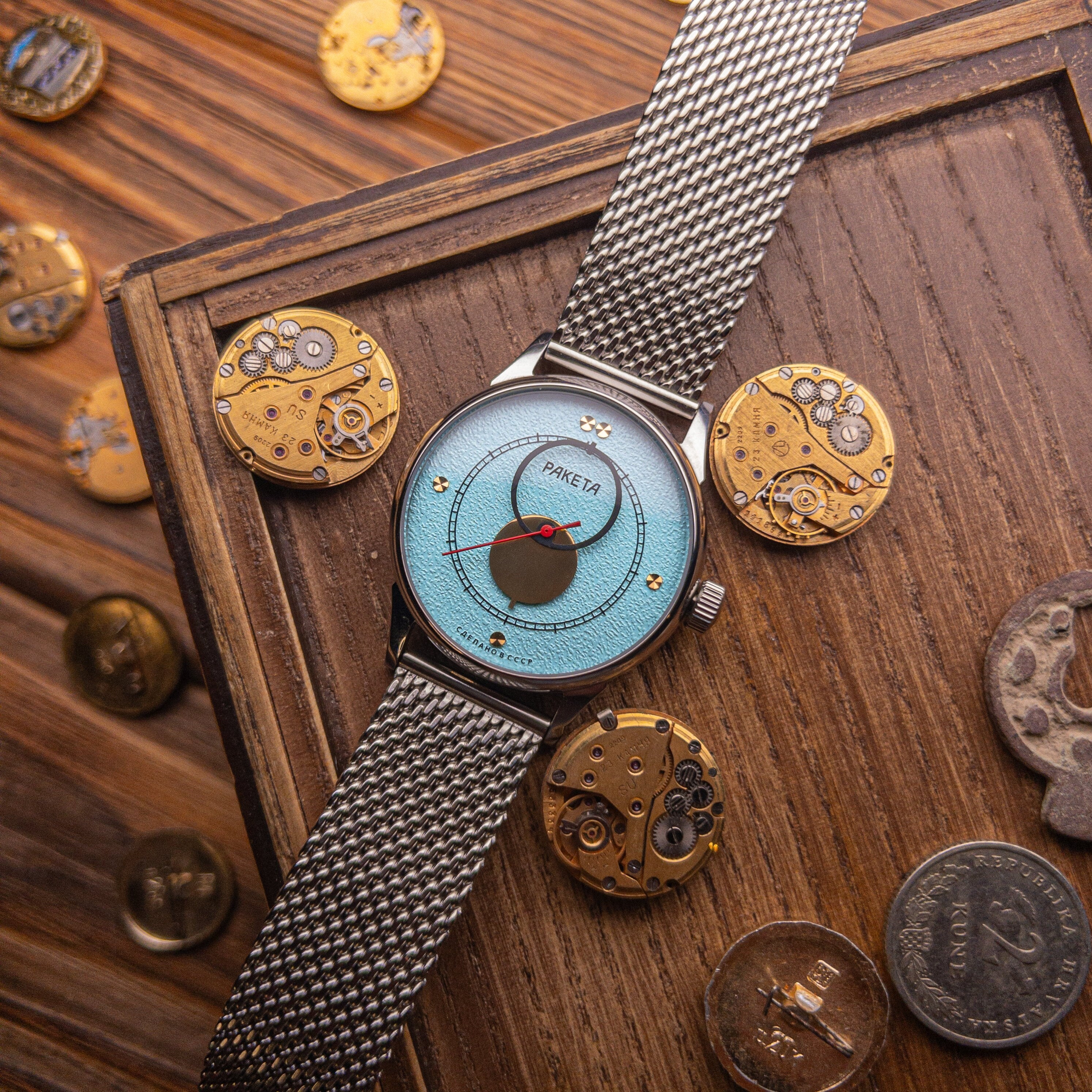 Raketa Copernicus, Kopernik, Vintage Soviet, Wrist Watch, 2609, Rare,  Collectible, Moon Watch, Space Watch, Unisex Watch, Leather Strap - Etsy